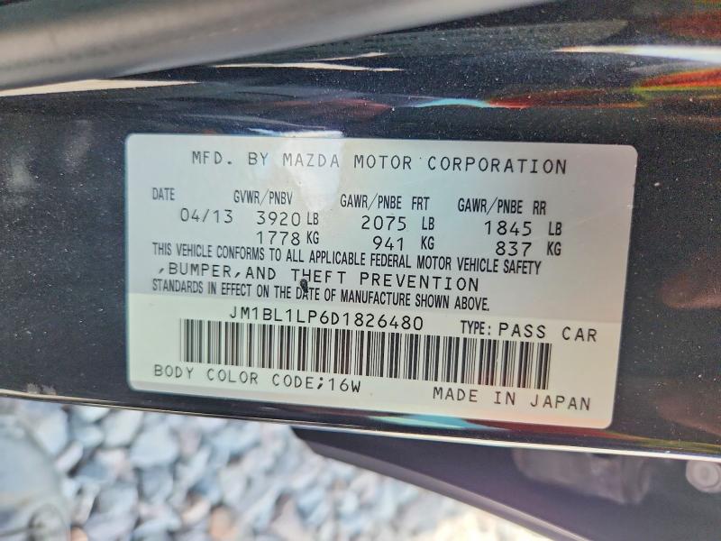 Продаж на аукціоні авто 2013 Mazda 3, vin: JM1BL1LP6D1826480, номер лоту: 59592026