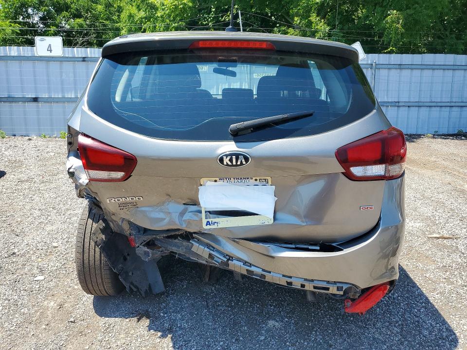 2017 Kia Rondo მანქანა იყიდება აუქციონზე, vin: KNAHT8A33H7190958, აუქციონის ნომერი: 60385356