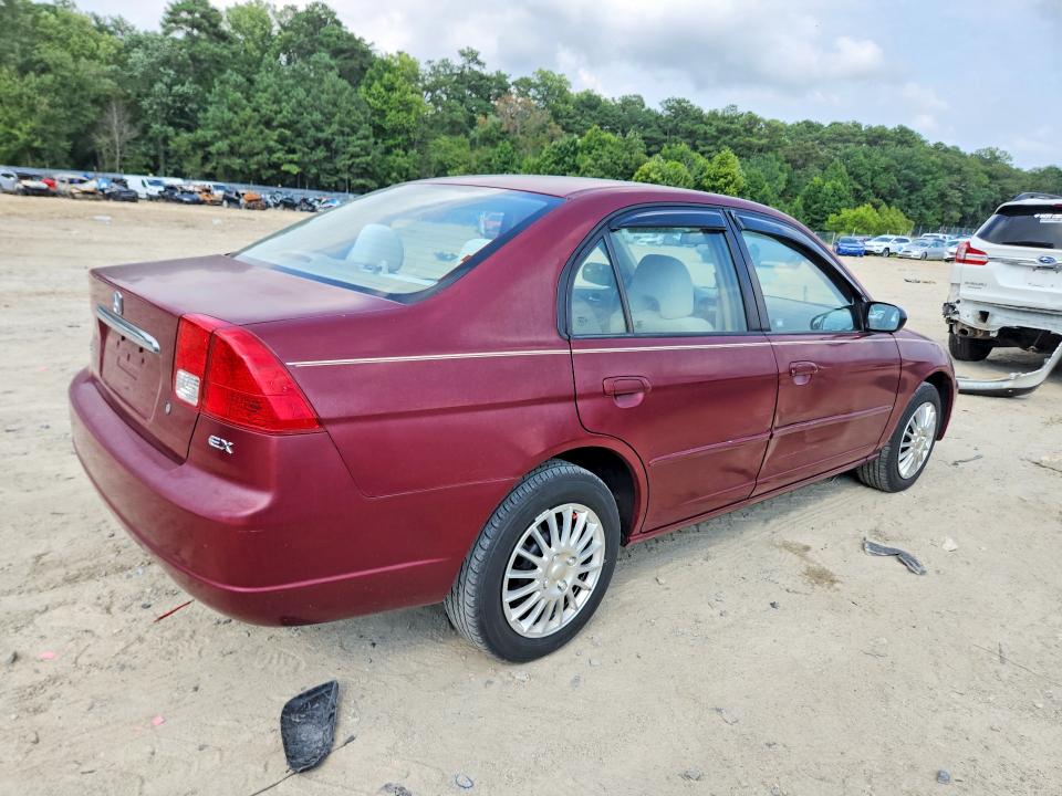 Продаж на аукціоні авто 2003 Honda Civic, vin: 2HGES26773H537918, номер лоту: 62803656