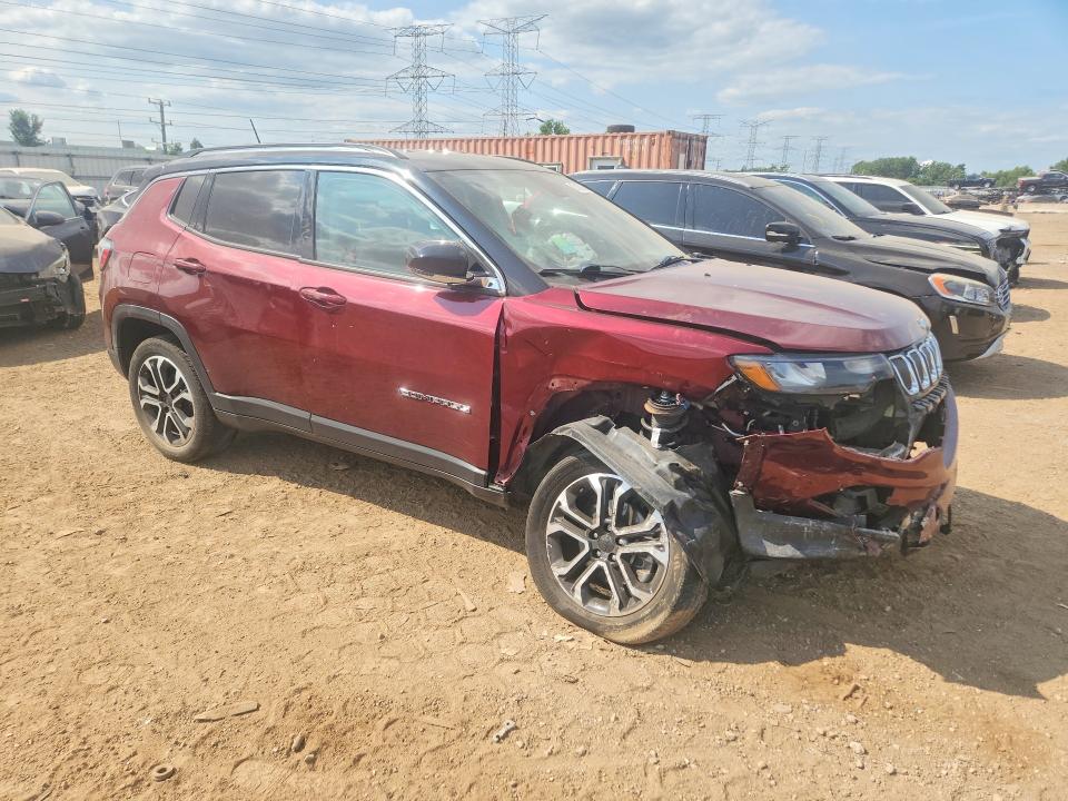 Продаж на аукціоні авто 2022 Jeep Compass, vin: 3C4NJDCB7NT150074, номер лоту: 62483336