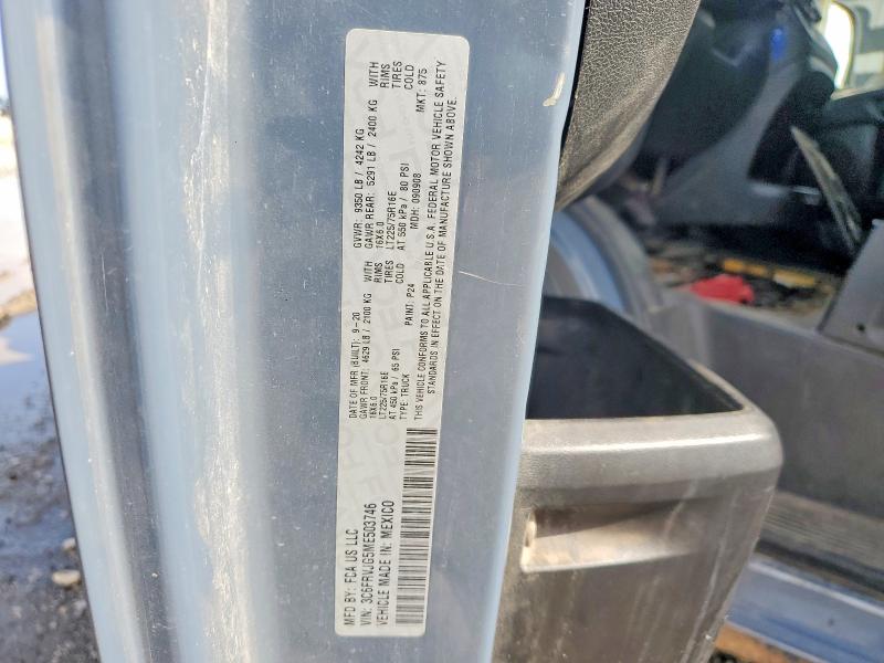 60370586 :رقم المزاد ، 3C6FRVJG5ME503746 vin ، 2021 Ram Promaster 3500 مزاد بيع