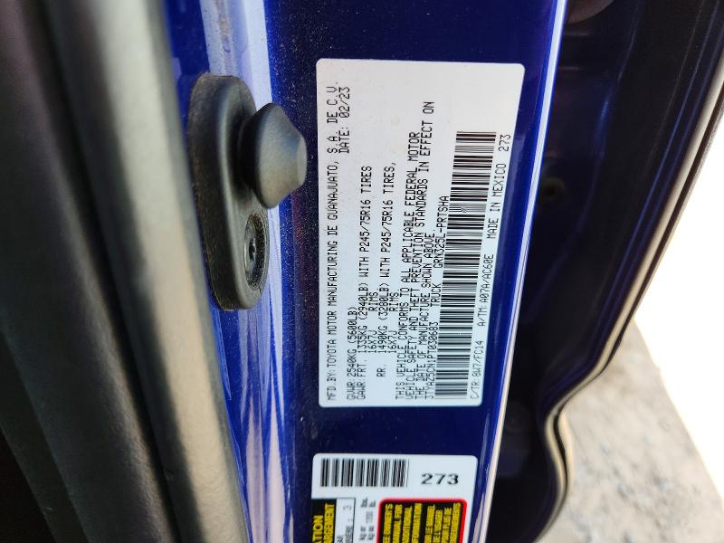 60707436 :رقم المزاد ، 3TYAZ5CN1PT030683 vin ، 2023 Toyota Tacoma مزاد بيع
