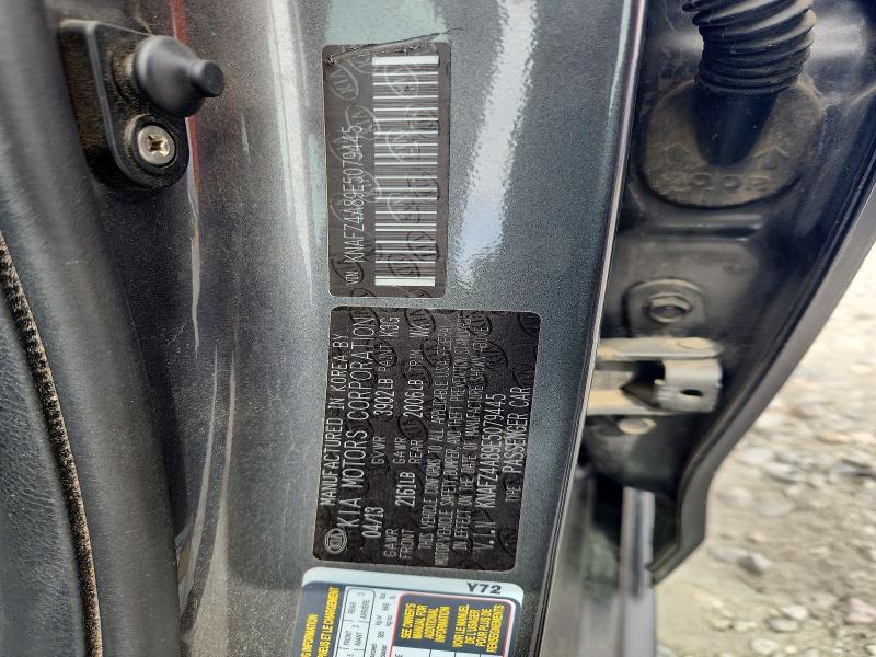 2014 Kia Forte მანქანა იყიდება აუქციონზე, vin: KNAFZ4A89E5079445, აუქციონის ნომერი: 62468166
