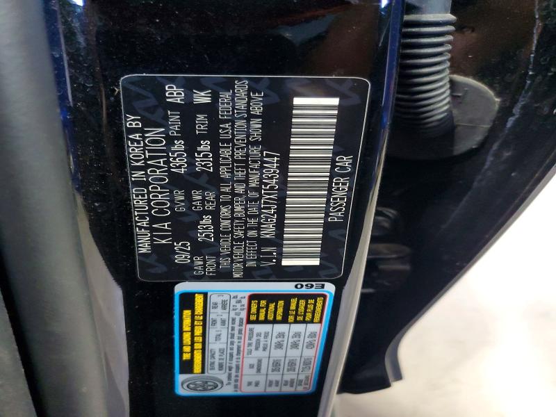 Продажа на аукционе авто 2026 Kia K5, vin: KNAG24J7XT5439447, номер лота: 62844006