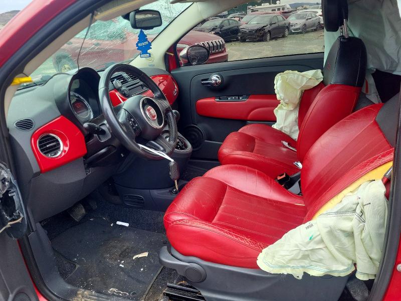 59582106 :رقم المزاد ، 3C3CFFER1CT313205 vin ، 2012 Fiat 500 مزاد بيع