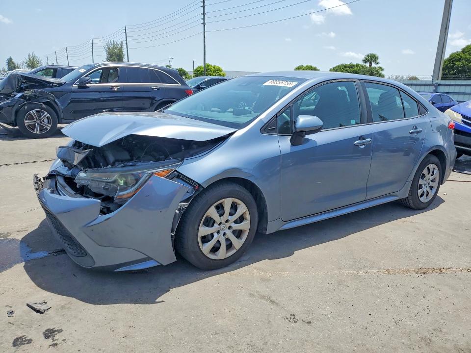 60856756 :رقم المزاد ، 5YFEPRAE4LP123553 vin ، 2020 Toyota Corolla مزاد بيع