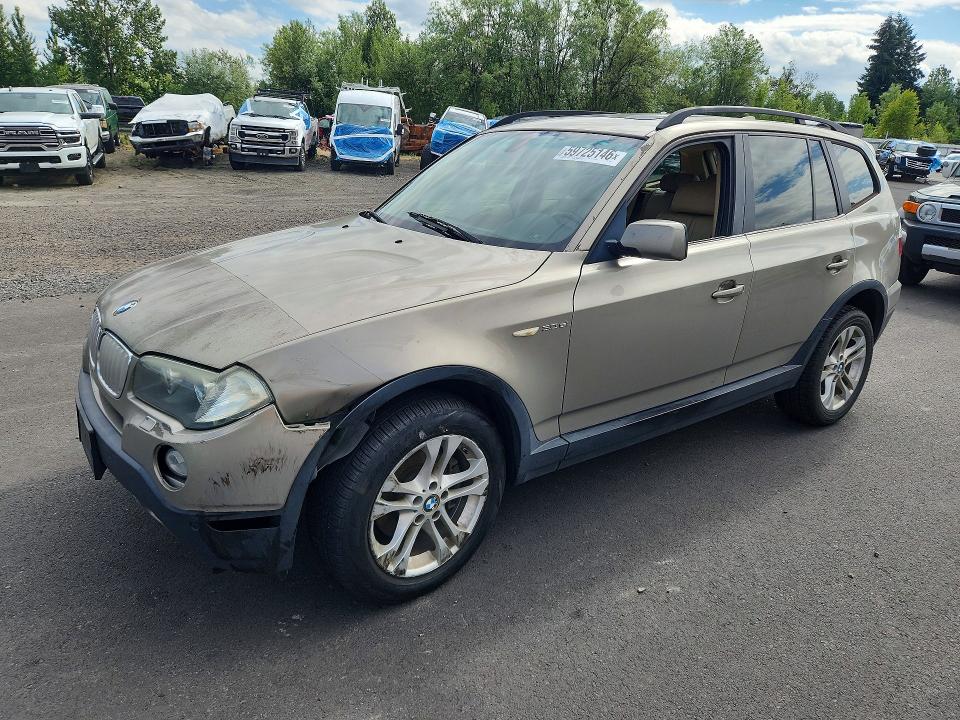 2007 Bmw X3 მანქანა იყიდება აუქციონზე, vin: WBXPC93447WJ02212, აუქციონის ნომერი: 59725146