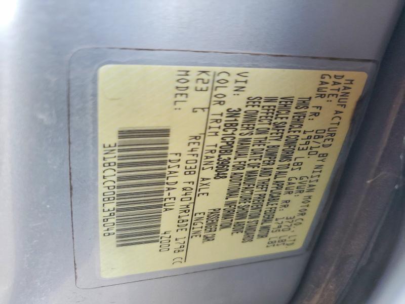 Aukcja sprzedaży 2011 Nissan Versa, vin: 3N1BC1CP0BL396048, numer aukcji: 60219156