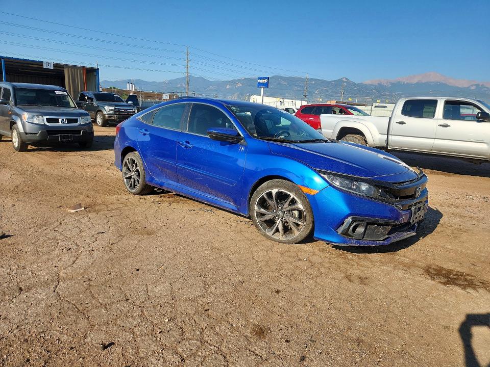 62915026 :رقم المزاد ، 2HGFC2F85KH602497 vin ، 2019 Honda Civic مزاد بيع