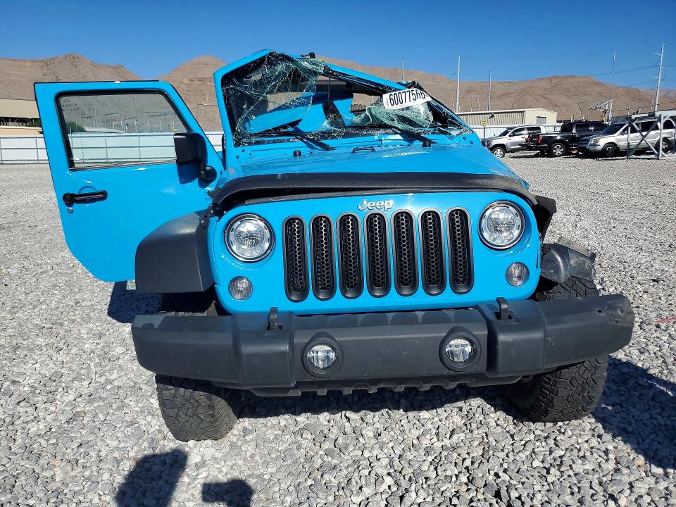 2017 Jeep Wrangler Unlimited მანქანა იყიდება აუქციონზე, vin: 1C4BJWFG7HL597218, აუქციონის ნომერი: 60077566