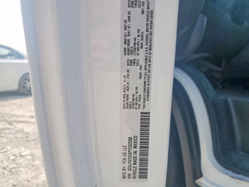 63487016 :رقم المزاد ، 3C6LRVDG8PE582588 vin ، 2023 Ram Promaster 2500 مزاد بيع