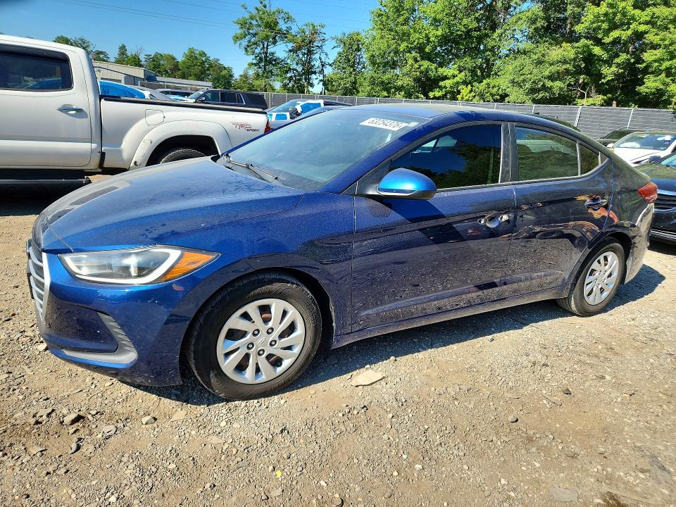 63254376 :رقم المزاد ، 5NPD74LF5JH291037 vin ، 2018 Hyundai Elantra مزاد بيع