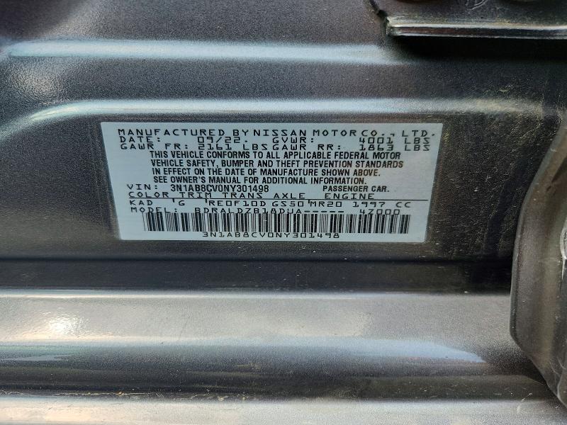 Aukcja sprzedaży 2022 Nissan Sentra, vin: 3N1AB8CV0NY301498, numer aukcji: 61983106