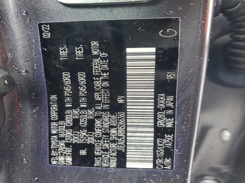 Продаж на аукціоні авто 2022 Toyota 4runner, vin: JTEAU5JR8N5266360, номер лоту: 60524496