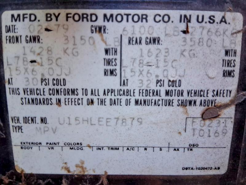 Продаж на аукціоні авто 1979 Ford Bronco, vin: U15HLEE7879, номер лоту: 61277856