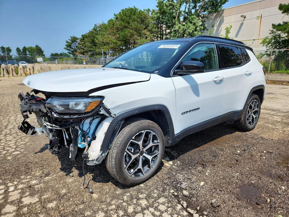 2025 Jeep Compass მანქანა იყიდება აუქციონზე, vin: 3C4NJDCN0ST599912, აუქციონის ნომერი: 62806696