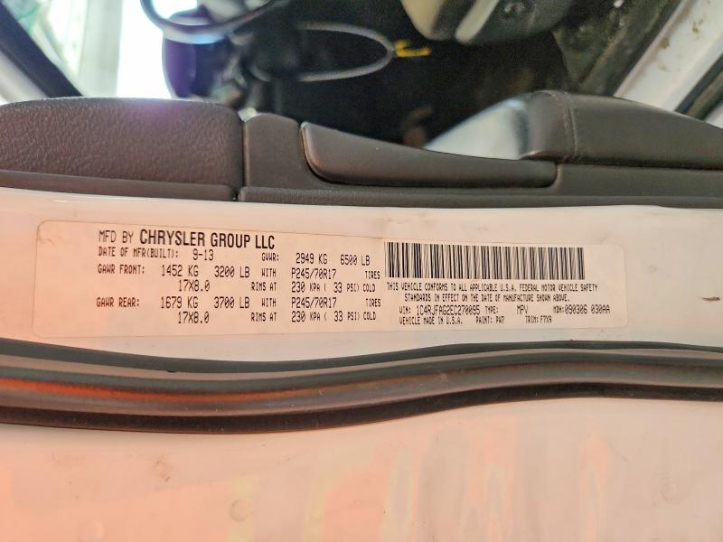 Продаж на аукціоні авто 2014 Jeep Grand Cherokee, vin: 1C4RJFAG2EC270095, номер лоту: 59318166