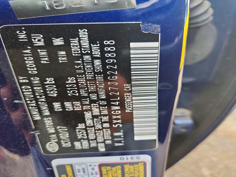 Продаж на аукціоні авто 2018 Kia Optima, vin: 5XXGW4L27JG229888, номер лоту: 60334336