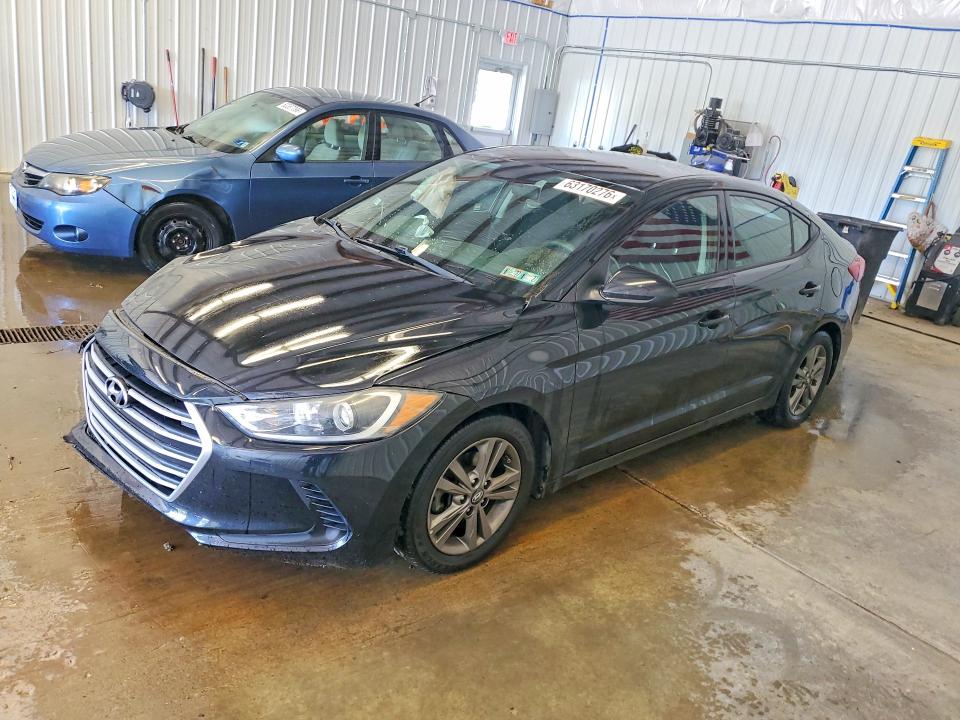 63170276 :رقم المزاد ، 5NPD84LF2JH236154 vin ، 2018 Hyundai Elantra مزاد بيع