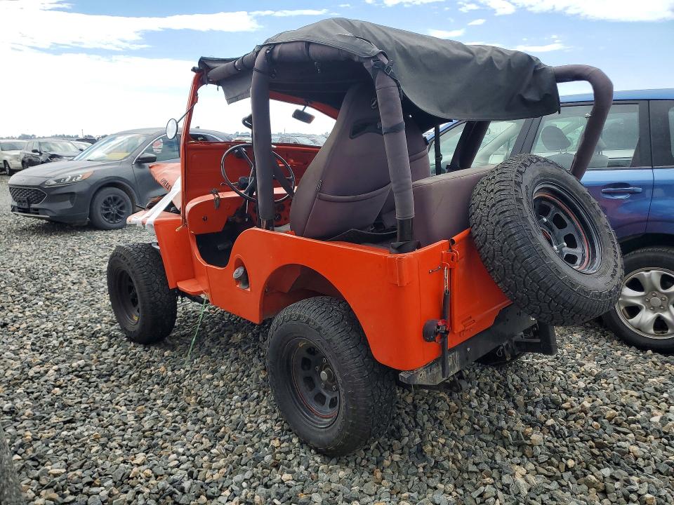 1949 Willy Jeep მანქანა იყიდება აუქციონზე, vin: GJ3A36986, აუქციონის ნომერი: 60595396