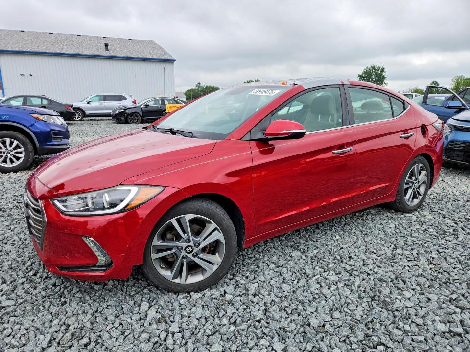 Продажа на аукционе авто 2017 Hyundai Elantra, vin: KMHD84LF5HU063046, номер лота: 59906476