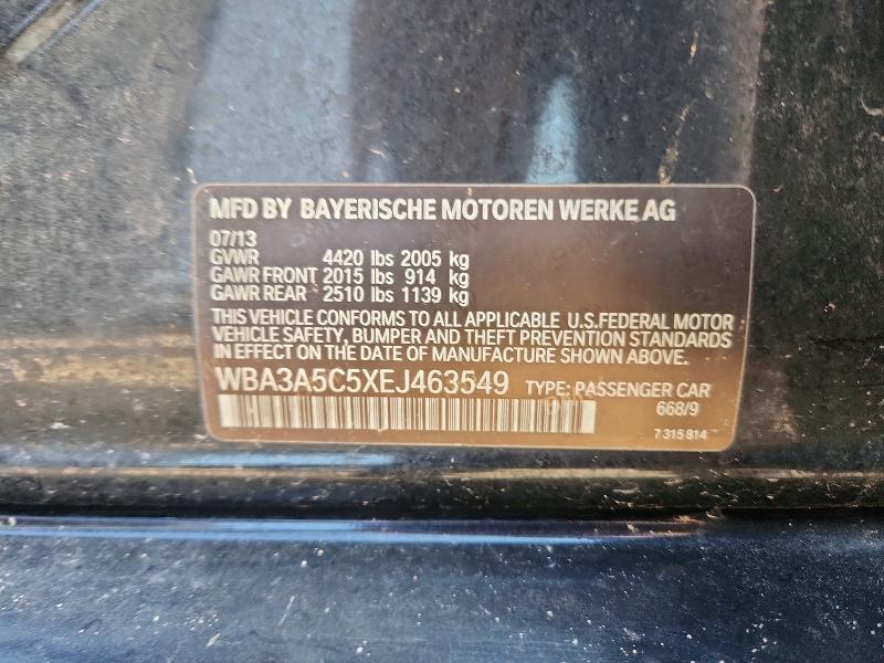 2014 Bmw 328 მანქანა იყიდება აუქციონზე, vin: WBA3A5C5XEJ463549, აუქციონის ნომერი: 59701876
