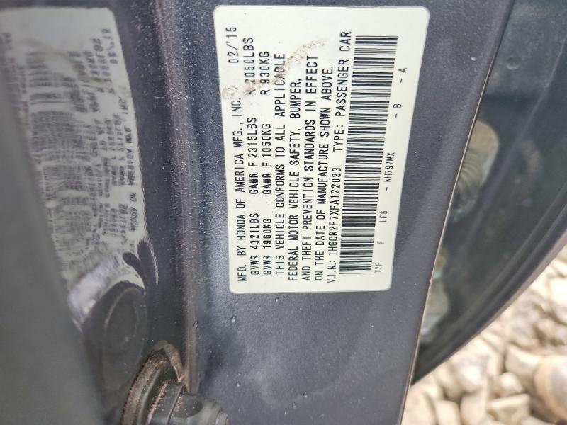 Aukcja sprzedaży 2015 Honda Accord, vin: 1HGCR2F7XFA122033, numer aukcji: 62609076