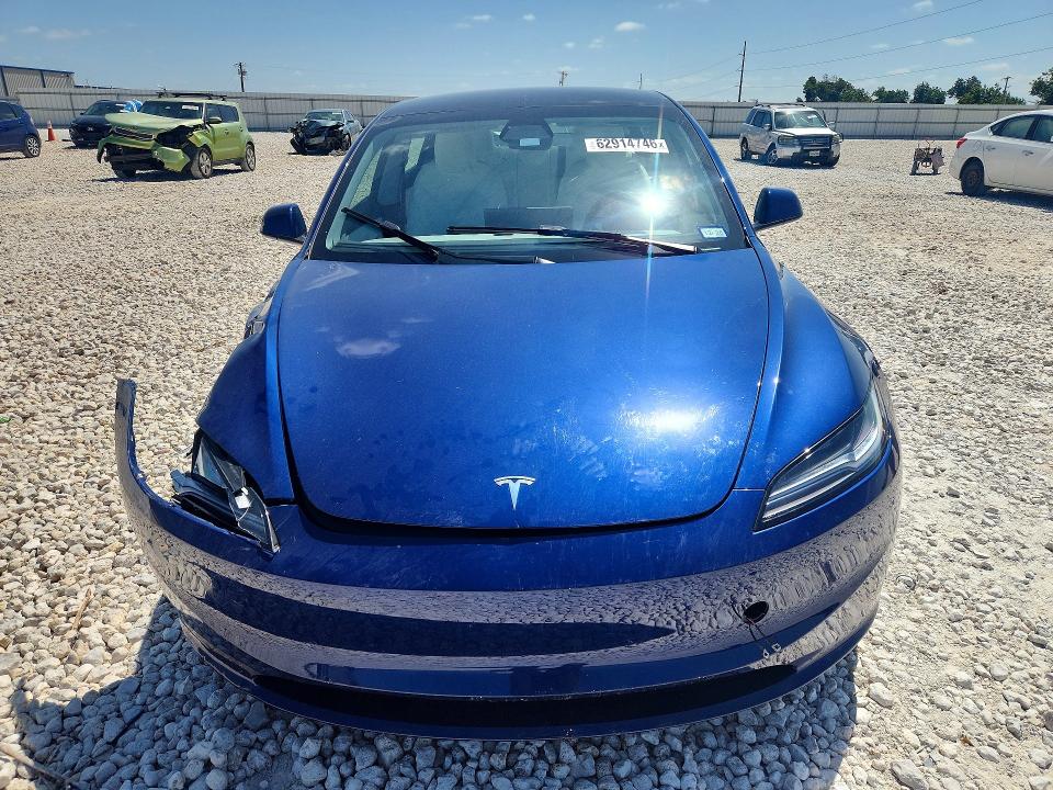 Aukcja sprzedaży 2025 Tesla Model 3, vin: 5YJ3E1EA8SF905371, numer aukcji: 62914746