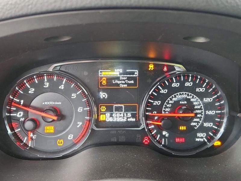 Продаж на аукціоні авто 2019 Subaru Wrx, vin: JF1VA1C61K9810461, номер лоту: 62270796
