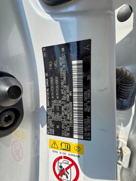 2017 Lexus Rx 350 მანქანა იყიდება აუქციონზე, vin: 2T2BZMCA6HC056886, აუქციონის ნომერი: 62684276