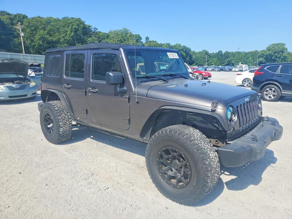 Продажа на аукционе авто 2016 Jeep Wrangler Unlimited, vin: 1C4BJWDG3GL256044, номер лота: 61762176