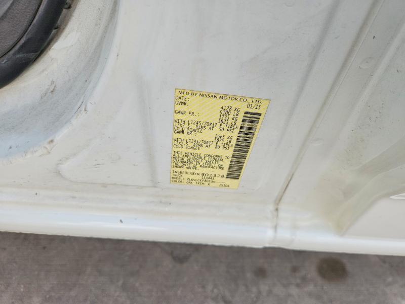 Aukcja sprzedaży 2015 Nissan Nv, vin: 1N6BF0LX8FN801378, numer aukcji: 61403396