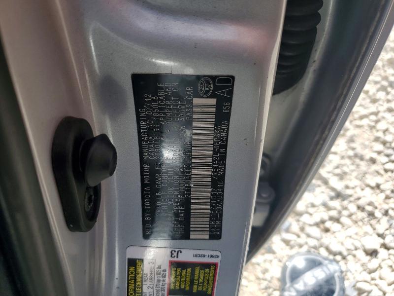 Продаж на аукціоні авто 2012 Toyota Corolla, vin: 2T1BU4EE0CC910640, номер лоту: 62352646