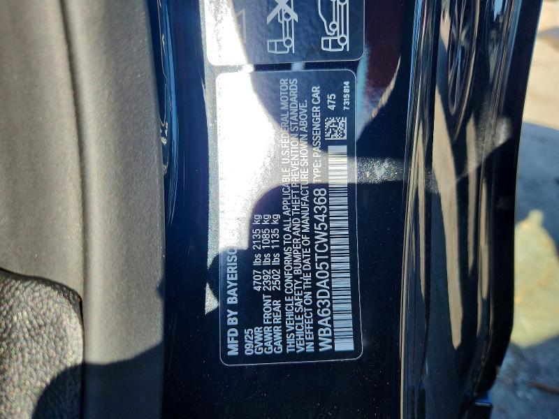 2026 Bmw 430xi მანქანა იყიდება აუქციონზე, vin: WBA63DA05TCW54368, აუქციონის ნომერი: 61425256
