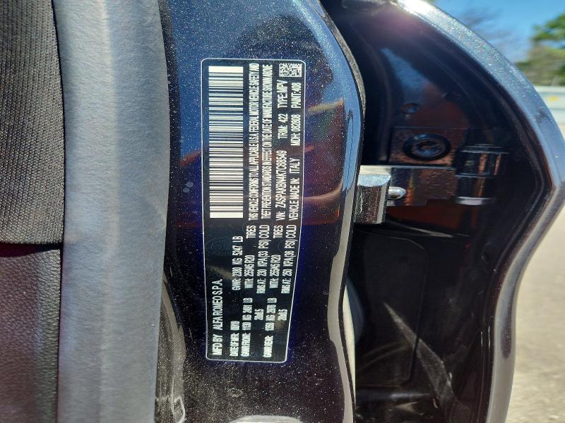 Aukcja sprzedaży 2019 Alfa Romeo Stelvio, vin: ZASPAKBN4K7C68549, numer aukcji: 61700706
