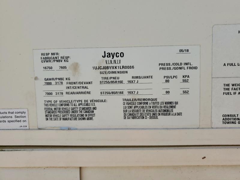 Продаж на аукціоні авто 2019 Jay Mh, vin: 1UJCJ0BVXK1LR0086, номер лоту: 58768926