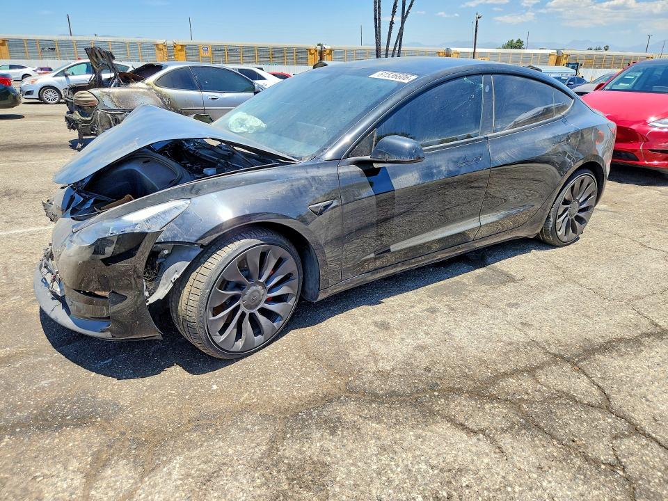 2021 Tesla Model 3 მანქანა იყიდება აუქციონზე, vin: 5YJ3E1EC2MF868001, აუქციონის ნომერი: 61536606