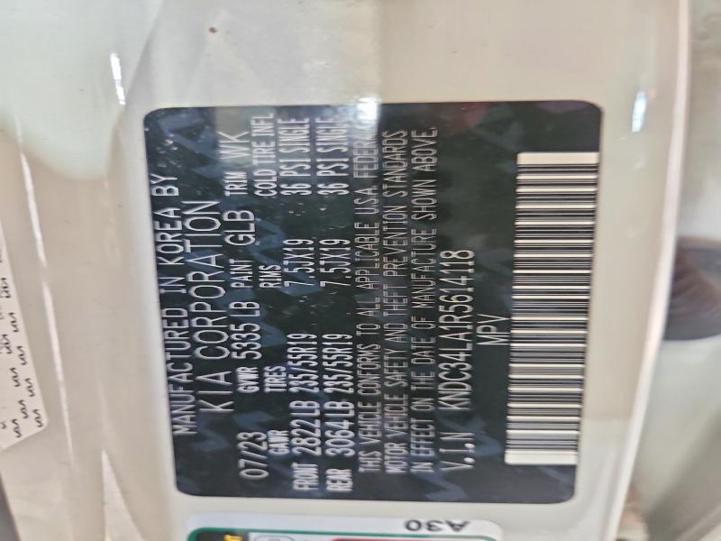 62727576 :رقم المزاد ، KNDC34LA1R5614118 vin ، 2024 Kia Ev6 مزاد بيع
