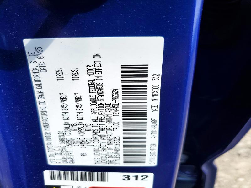 Aukcja sprzedaży 2025 Toyota Tacoma, vin: 3TMLB5JN4SM162325, numer aukcji: 60490006