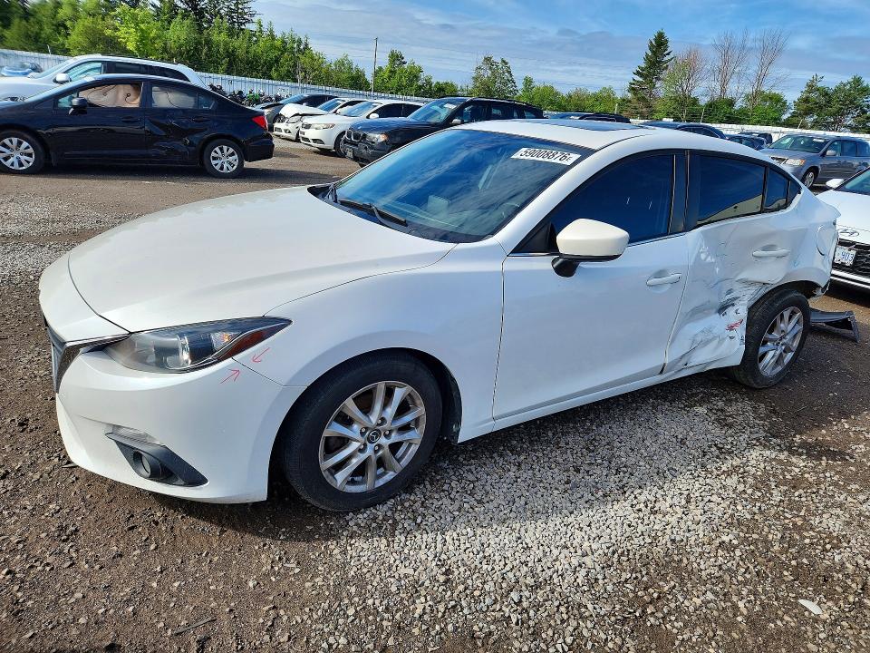 59008876 :رقم المزاد ، 3MZBM1V77FM132801 vin ، 2015 Mazda 3 مزاد بيع