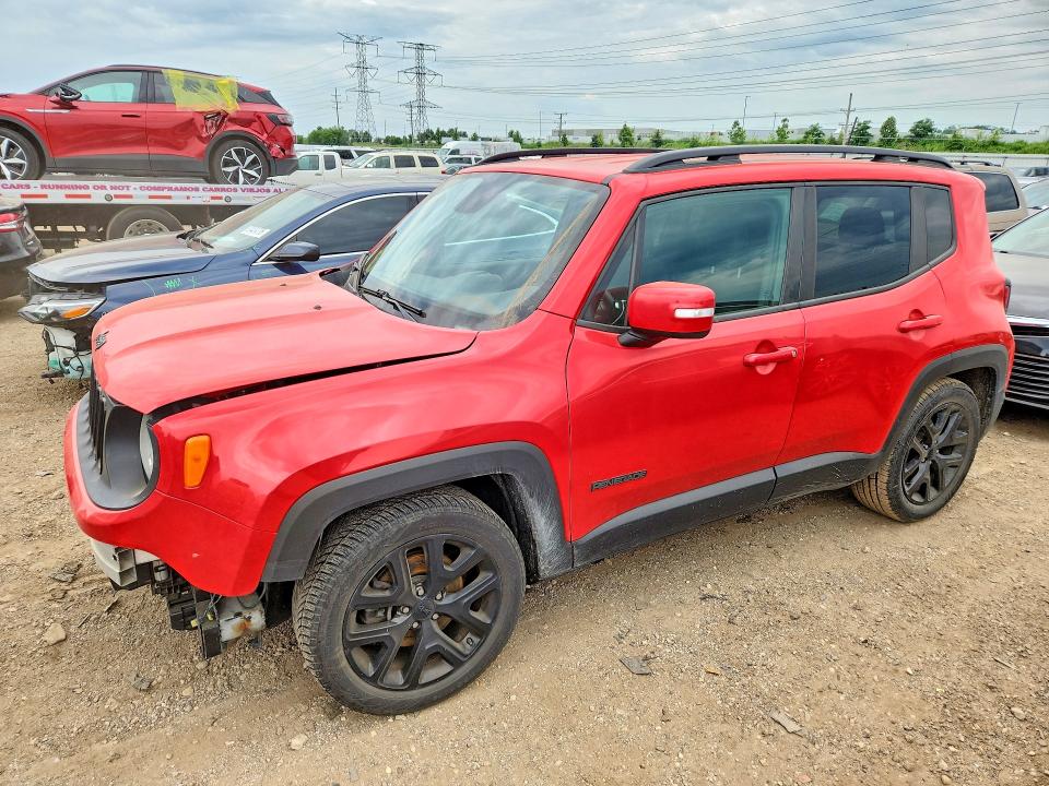Продажа на аукционе авто 2018 Jeep Renegade, vin: ZACCJABB9JPH54900, номер лота: 59403526