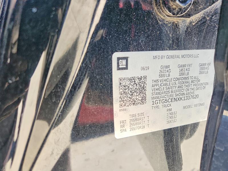 2019 Gmc Canyon მანქანა იყიდება აუქციონზე, vin: 1GTG5CENXK1337620, აუქციონის ნომერი: 62656326