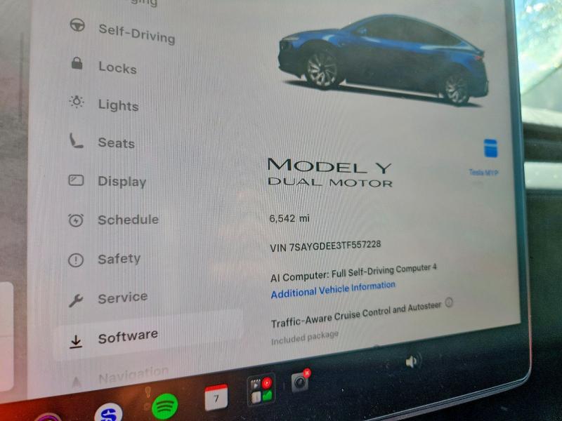 2026 Tesla Model Y მანქანა იყიდება აუქციონზე, vin: 7SAYGDEE3TF557228, აუქციონის ნომერი: 59319576