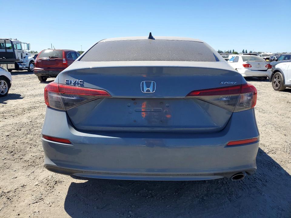 2022 Honda Civic მანქანა იყიდება აუქციონზე, vin: 2HGFE2F56NH594284, აუქციონის ნომერი: 62293016