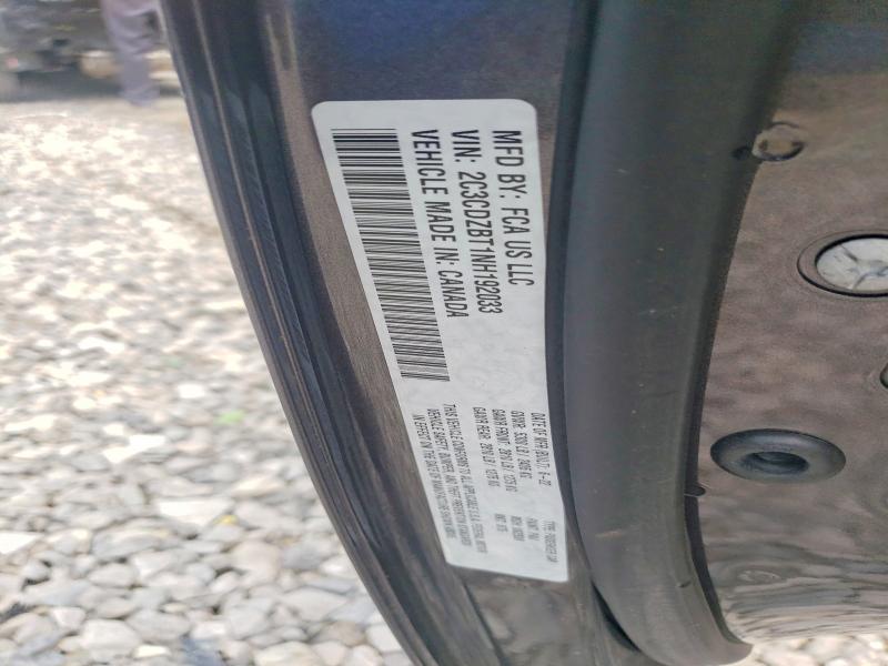 Продаж на аукціоні авто 2022 Dodge Challenger, vin: 2C3CDZBT1NH192033, номер лоту: 61202716