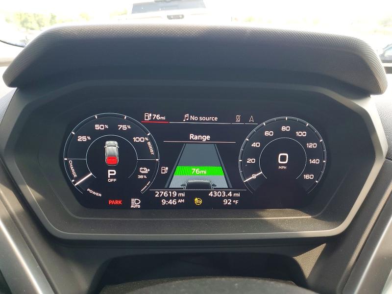 2023 Audi Q4 E-tron მანქანა იყიდება აუქციონზე, vin: WA1M2BFZ8PP001230, აუქციონის ნომერი: 60765576