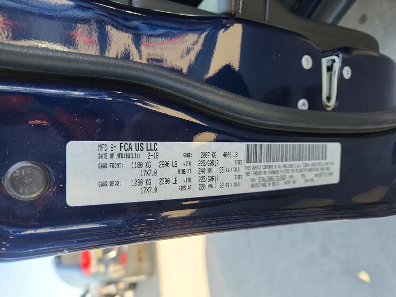 2018 Jeep Compass მანქანა იყიდება აუქციონზე, vin: 3C4NJDBB0JT315667, აუქციონის ნომერი: 60384306