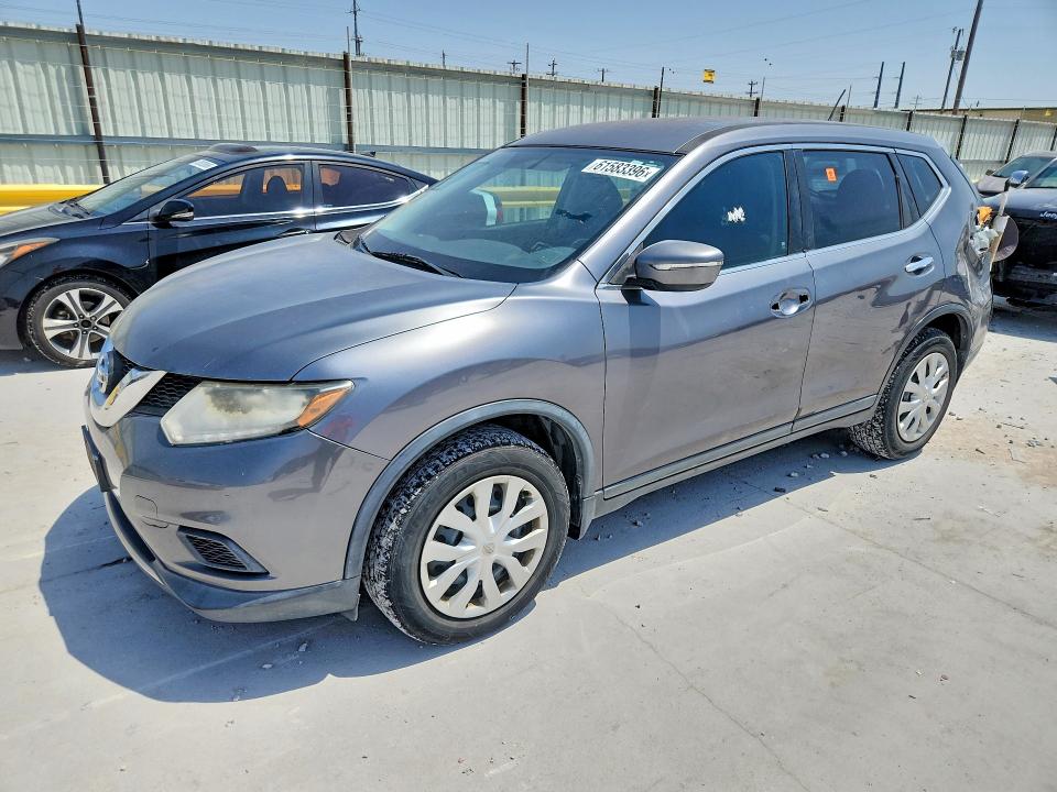 Auction sale of the 2015 Nissan Rogue, vin: KNMAT2MTXFP566081, lot number: 61583396