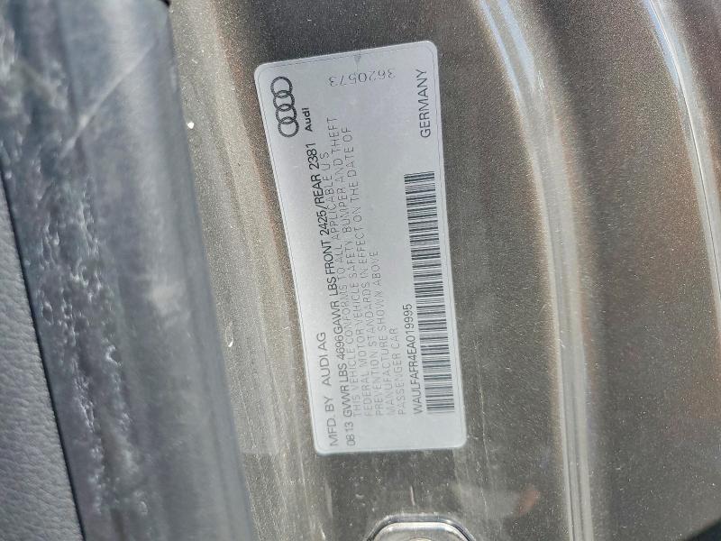 2014 Audi A5 მანქანა იყიდება აუქციონზე, vin: WAULFAFR4EA019995, აუქციონის ნომერი: 60018746