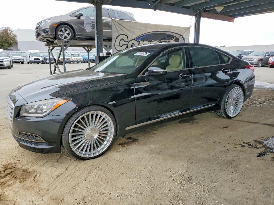 59633726 :رقم المزاد ، KMHGN4JE0FU036107 vin ، 2015 Hyundai Genesis مزاد بيع